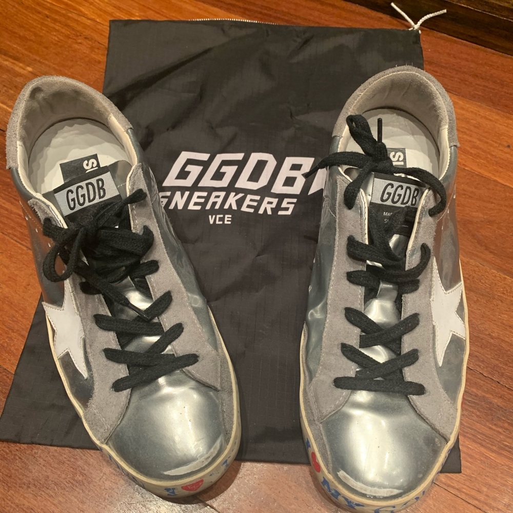 Used golden goose superstar sneakers sz 40